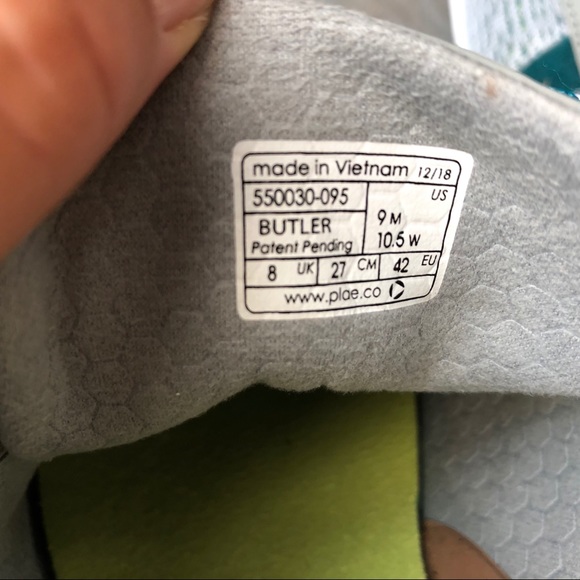 NWOT Plae Butler shoes size 10.5 - Picture 7 of 10